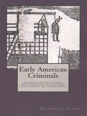 cover image of Early American Criminals